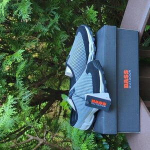 GH Bass Womens Aqua Mesh Slides Flats White 7.5M